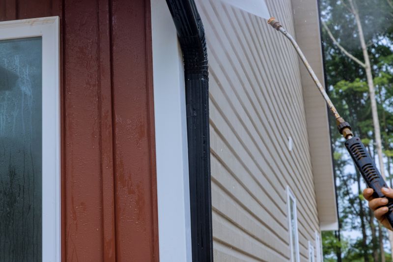 Aluminum Siding Power Washing