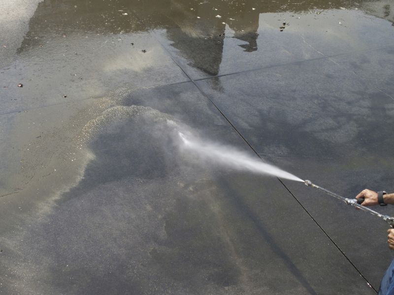 Exterior Floor Cleaning